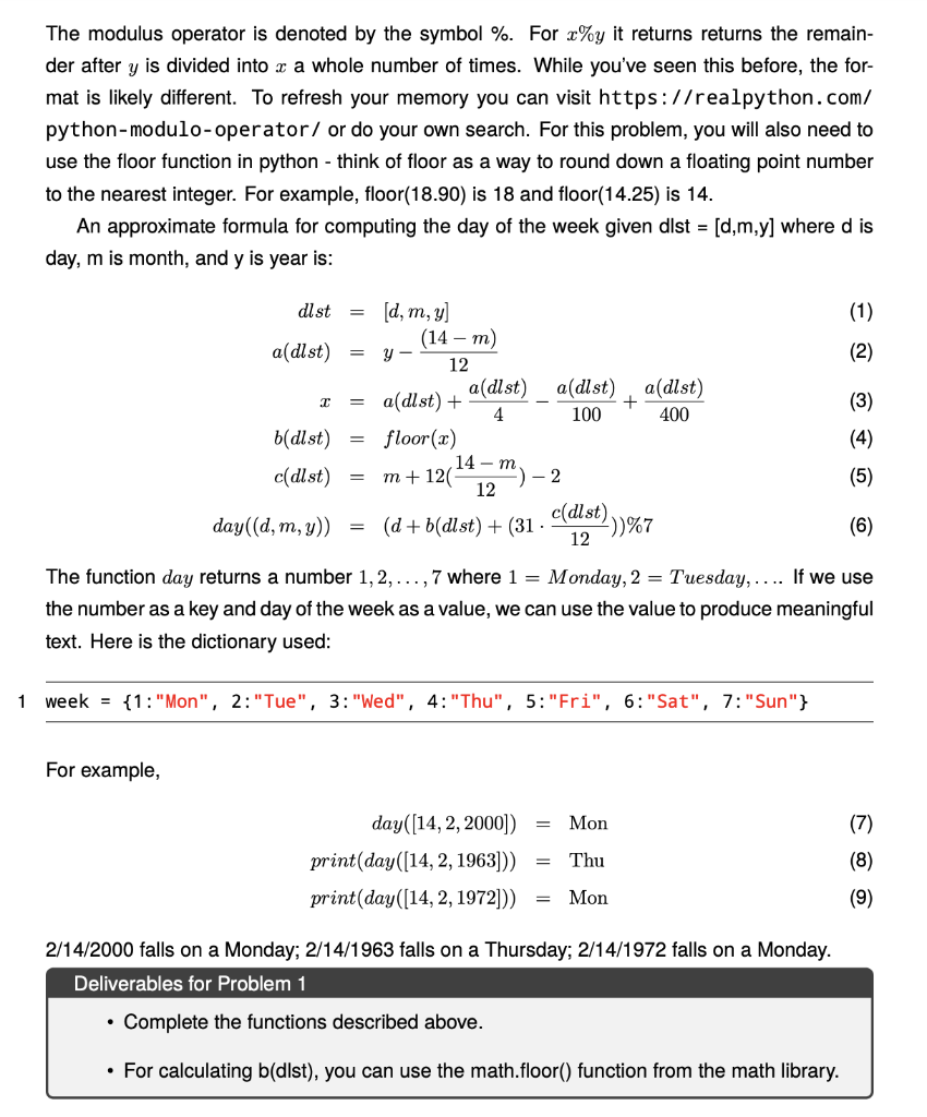 Solved The modulus operator is denoted by the symbol . For