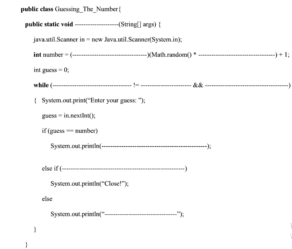 Solved Complete the following java proggramming code , which | Chegg.com