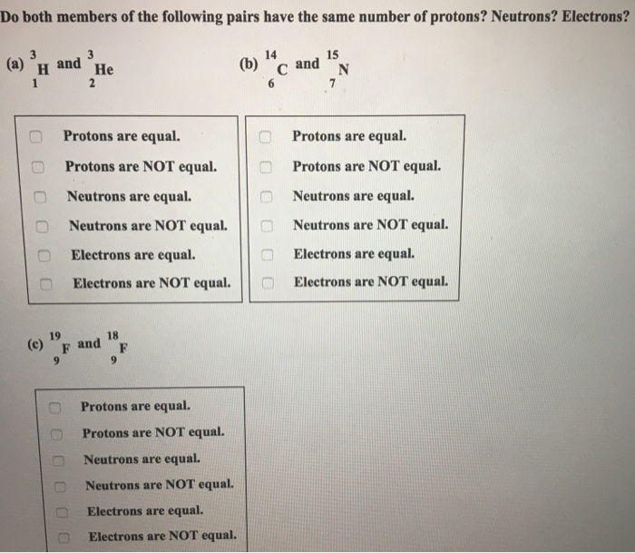 Solved Do Both Members Of The Following Pairs Have The Same | Chegg.com