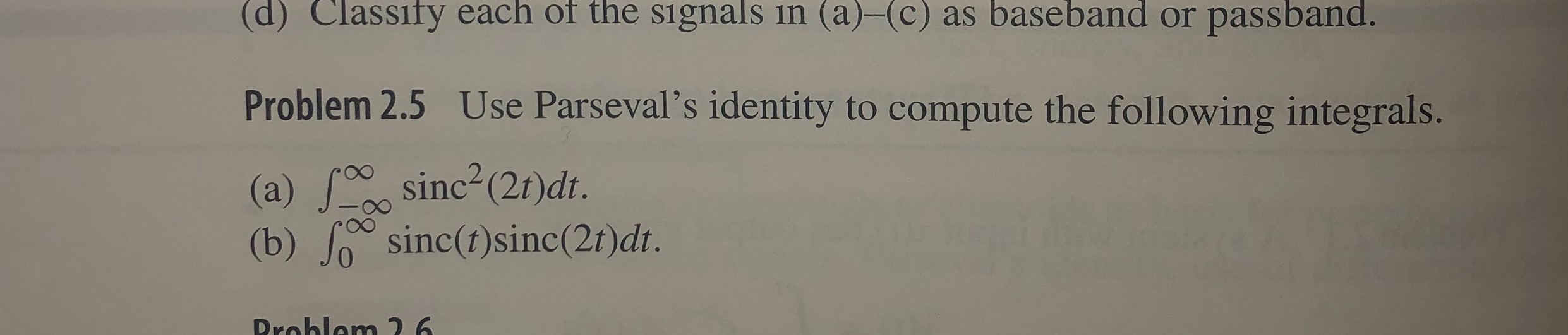 Solved (d) Classify each of the signals in (a)–(c) as | Chegg.com