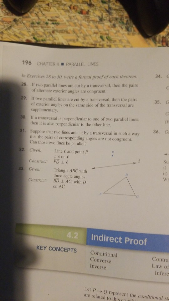 Solved 195 41 The Parallel Postulate and Special Angles 20 | Chegg.com