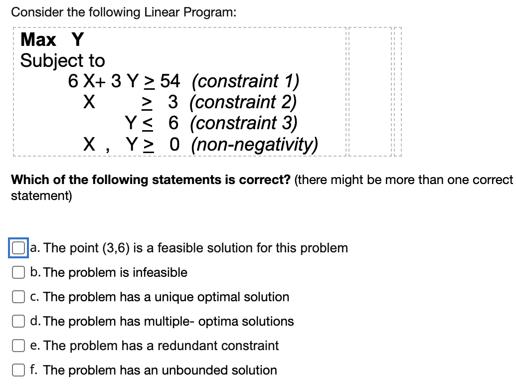 Solved Which of the following statements is correct? (there | Chegg.com