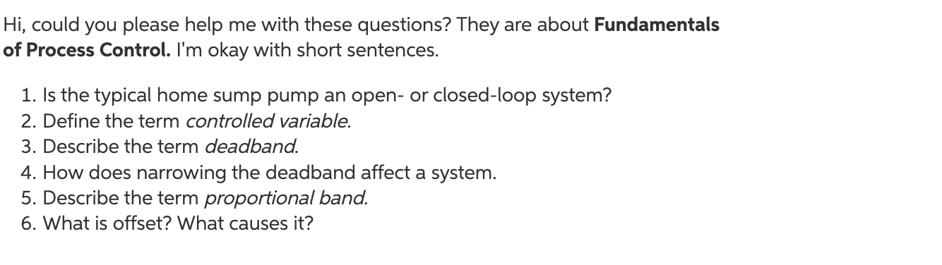 Solved Hi, could you please help me with these questions? | Chegg.com