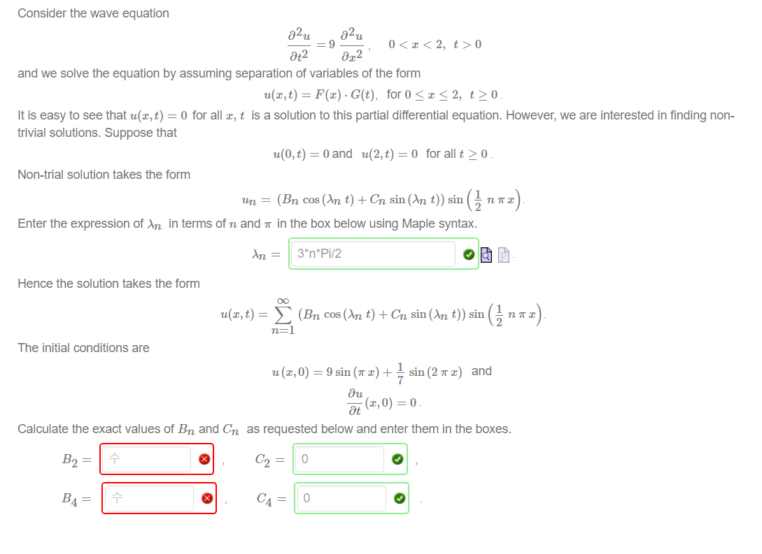 Solved Consider the wave | Chegg.com