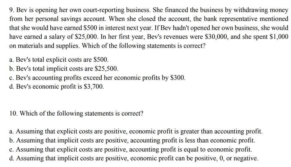 solved-9-bev-is-opening-her-own-court-reporting-business-chegg