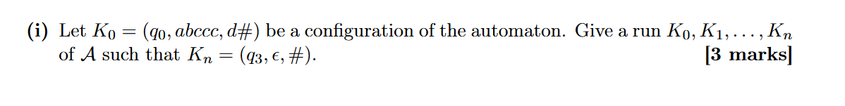 Solved a) Consider the following pushdown automaton A with | Chegg.com