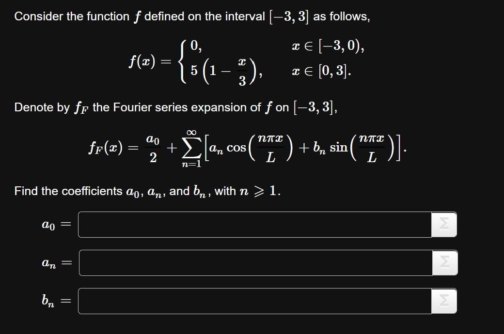 Solved Consider the function f defined on the interval (-3, | Chegg.com