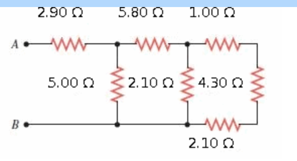 Solved Find The Equivalent Resistance Between Points A And B | Chegg.com