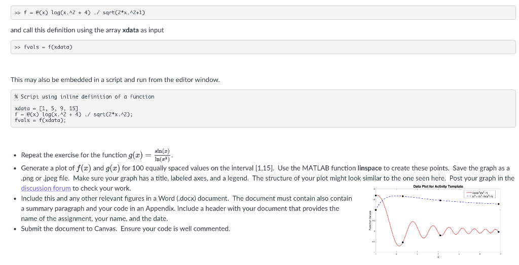 Solved NEED HELP WITH MOST BASIC MATLAB CODE. ITS A ONE BIG | Chegg.com