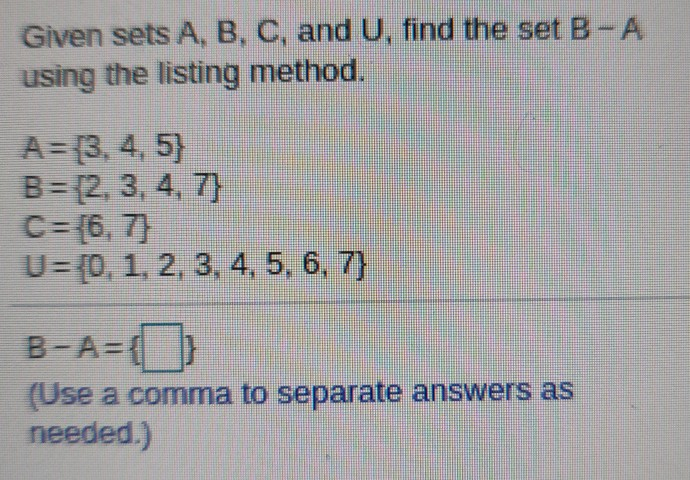 Solved Let U K L M N O P Q And A 1 N O P Chegg Com