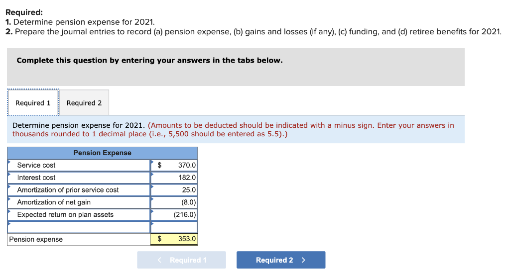 Solved Pension data for Barry Financial Services Inc.