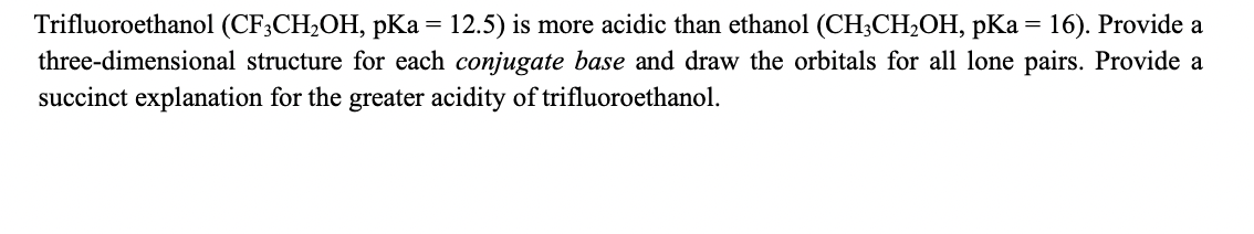 2 2 2-trifluoroethanol pka