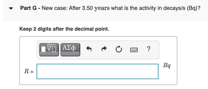 Solved Learning Goal: Radioactive decay - Half-life Time | Chegg.com