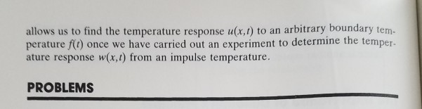 Solved B Use Duhamels Principle To Solve The Following 8865