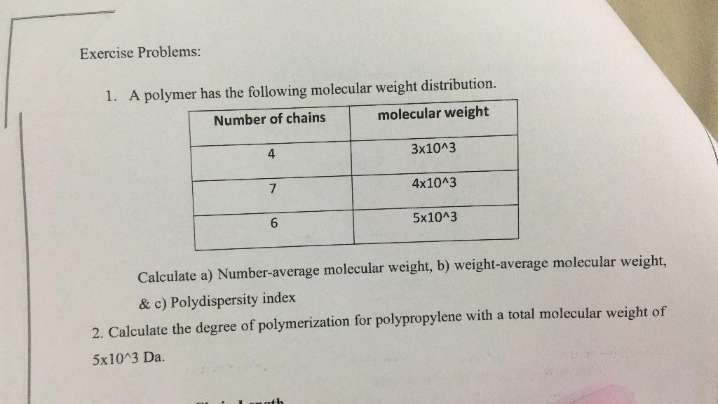 solved-exercise-problems-1-a-polymer-has-the-following-chegg