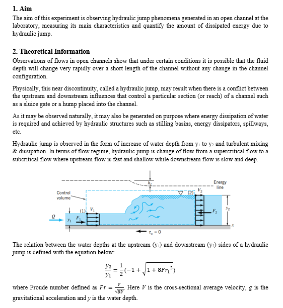 Solved 1. Aim The aim of this experiment is observing