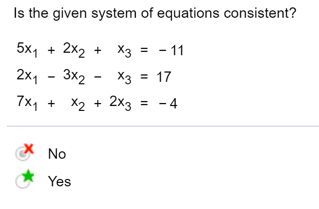 solved-is-the-given-system-of-equations-consistent-5x1-2x2-chegg