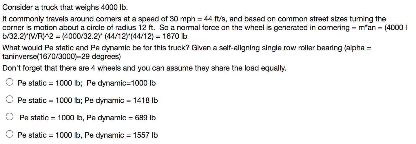 Consider A Truck That Weighs 4000 Lb It Commonly Chegg Com   PhpwtA7Ow