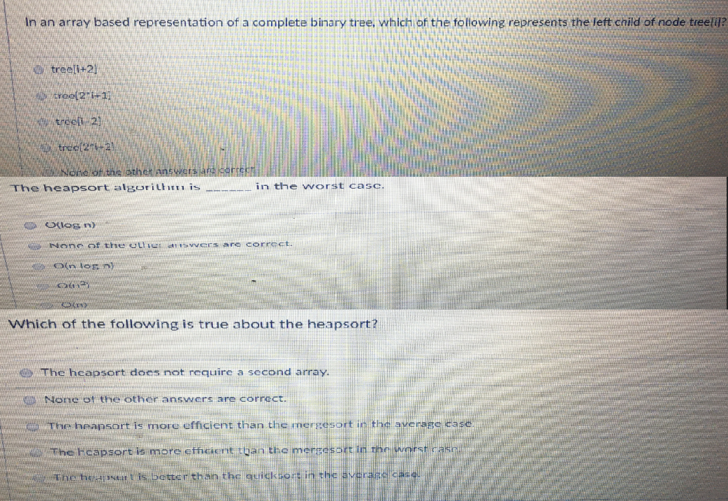 Solved In an array based representation of a complete binary | Chegg.com