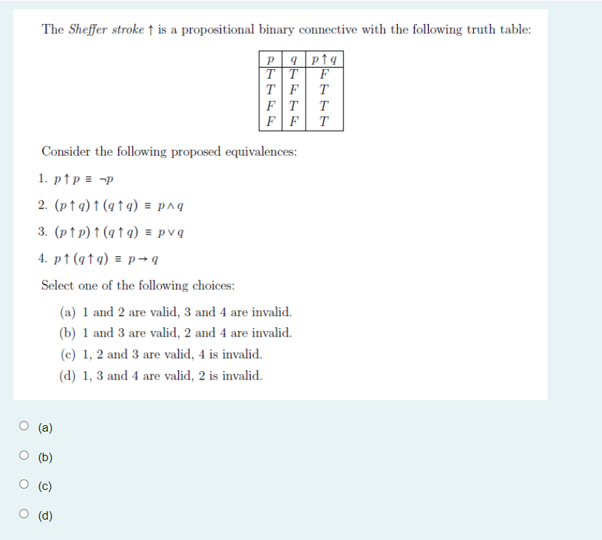 Solved Determine The Truth Value Of Each Of The Following | Chegg.com