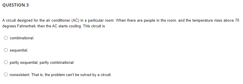 Solved A circuit designed for the air conditioner (AC) in a | Chegg.com