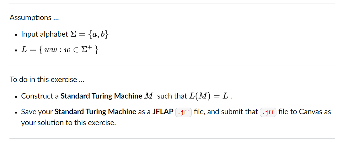 Solved Assumptions ... - Input Alphabet Σ={a,b} - | Chegg.com