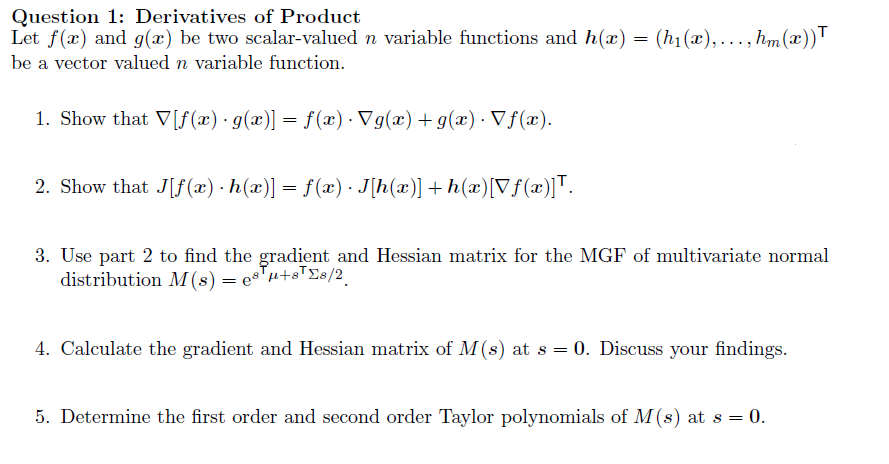 Solved The Questions Are All Part Of One Section Derivati Chegg Com