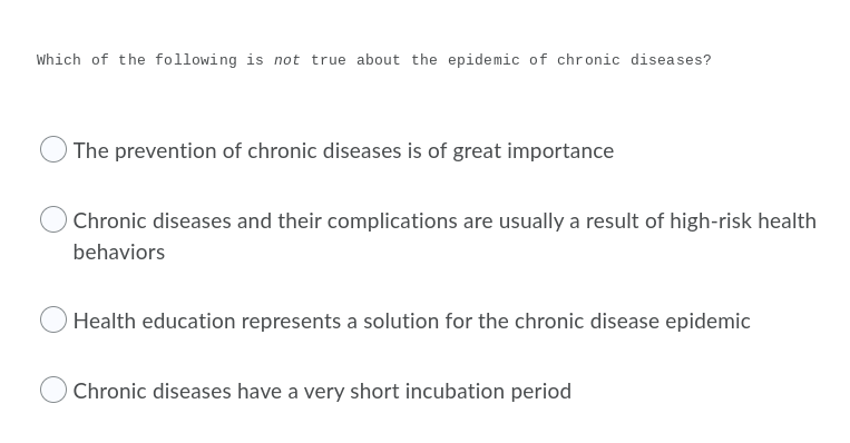 About Chronic Diseases