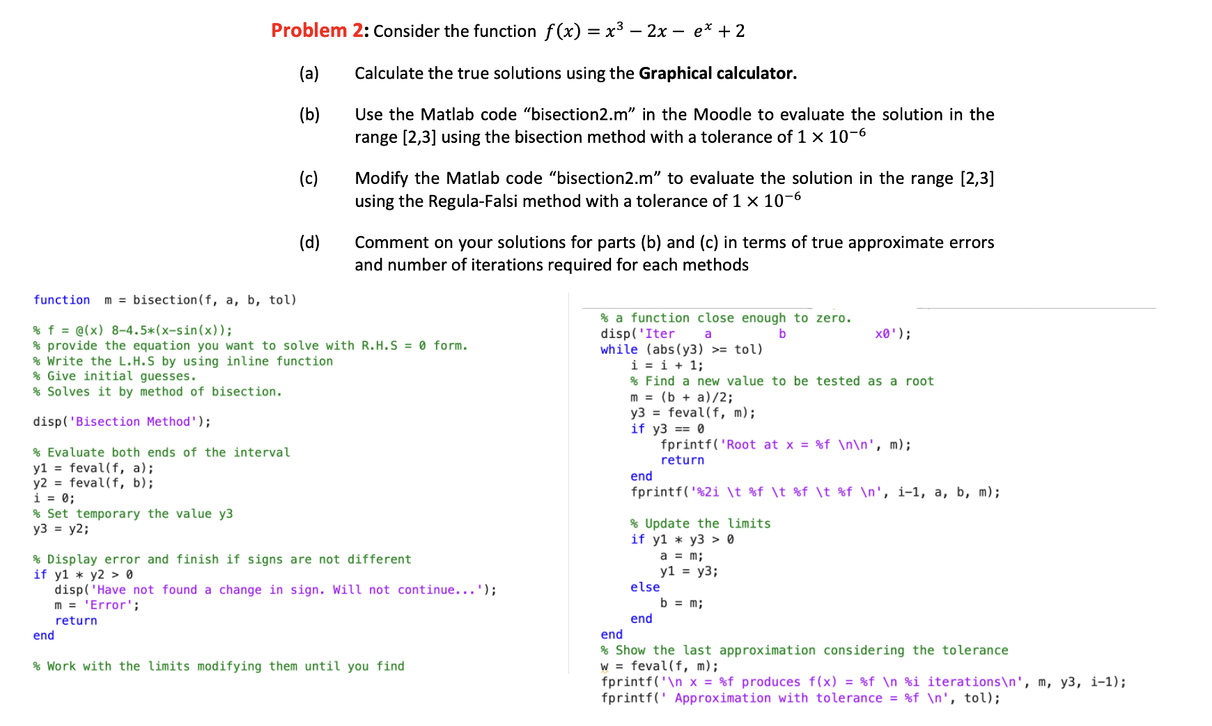 Solved i have provided the code. please solve the question | Chegg.com