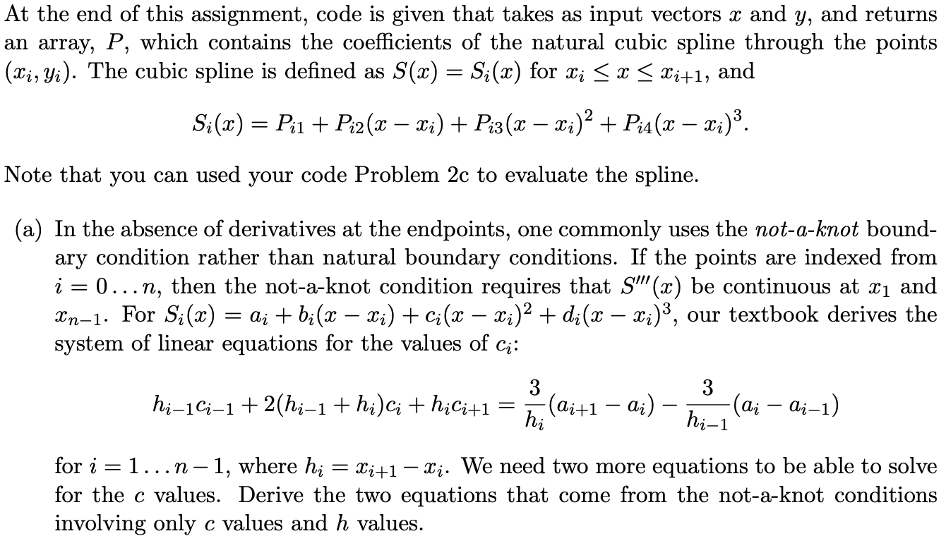 At the end of this assignment, code is given that | Chegg.com