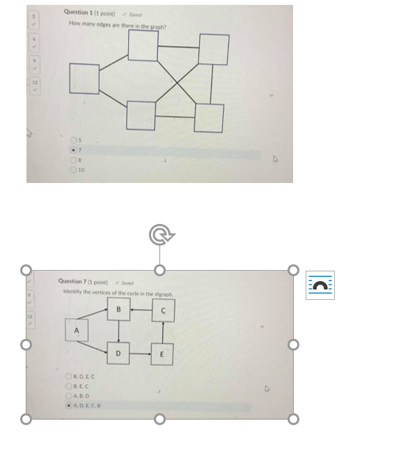 Solved Question 11 point) How many edges are there in the | Chegg.com