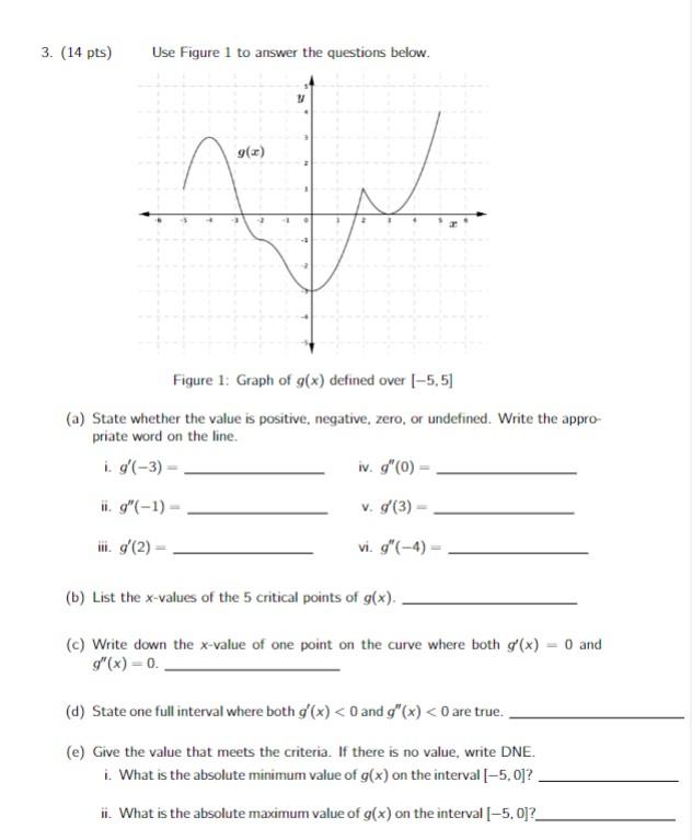 Solved 3. (14 pts) Use Figure 1 to answer the questions | Chegg.com