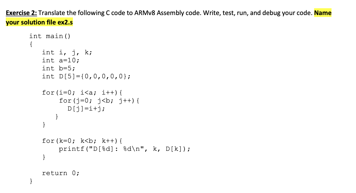 Solved Don't use gcc -S for the solution and the labels in | Chegg.com
