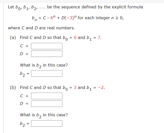 Solved Let B0, B1, B2, Be The Sequence Defined By The | Chegg.com