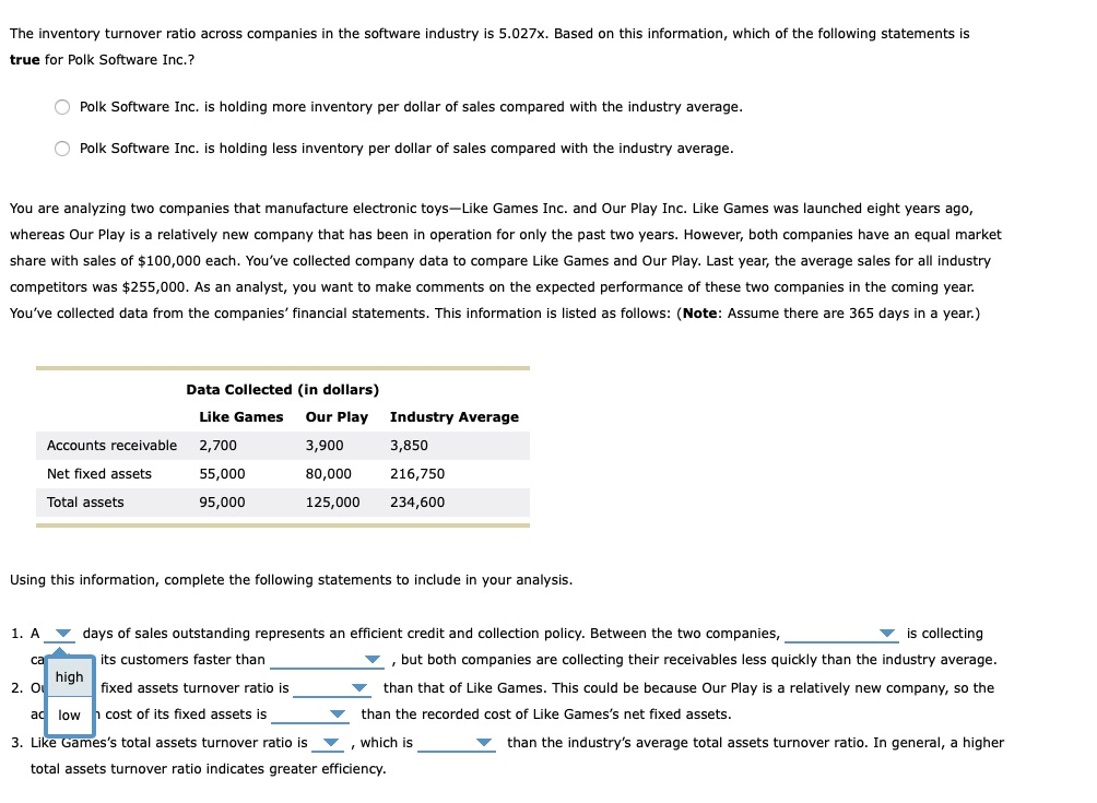 Solved Attempts Keep the Highest /3 3. Asset management