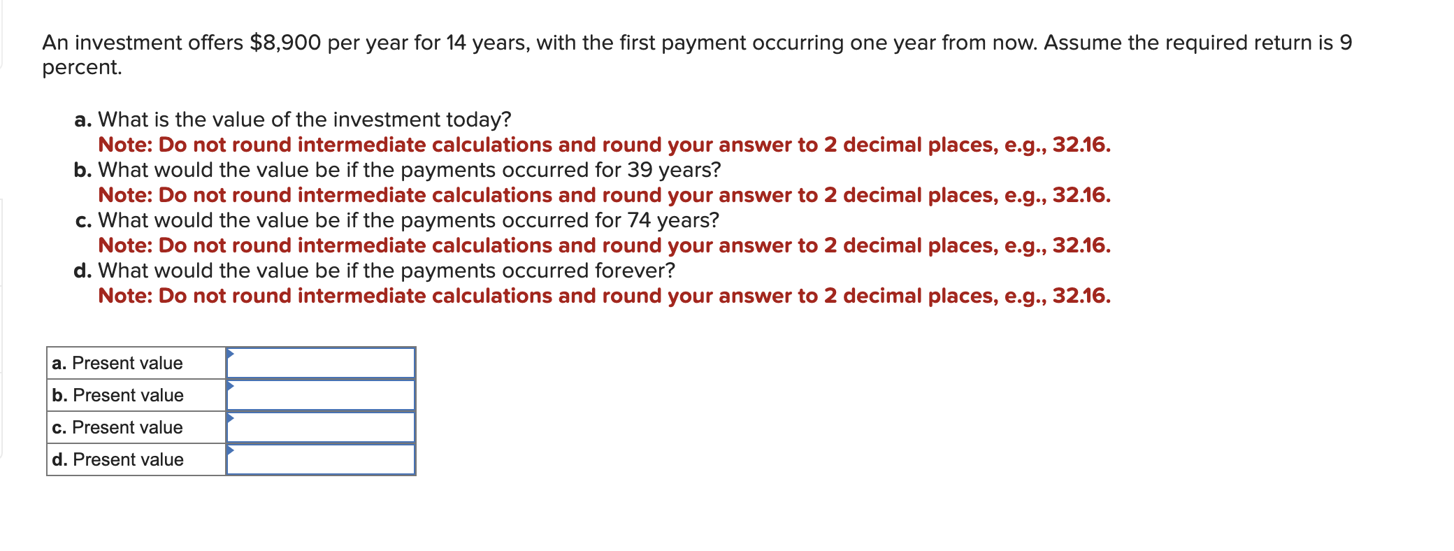 Solved You have your choice of two investment accounts. | Chegg.com