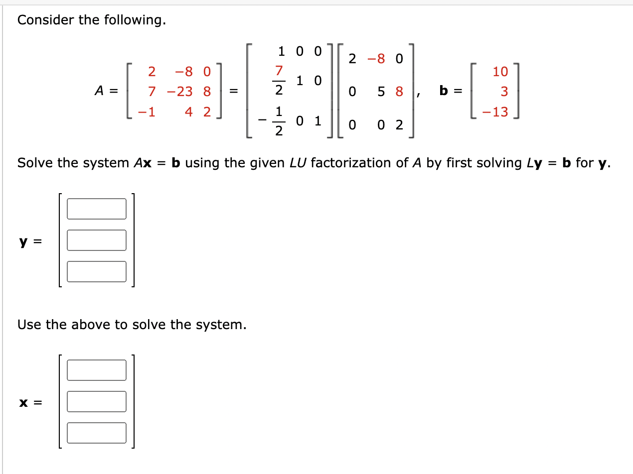 Solved Consider The Following. | Chegg.com