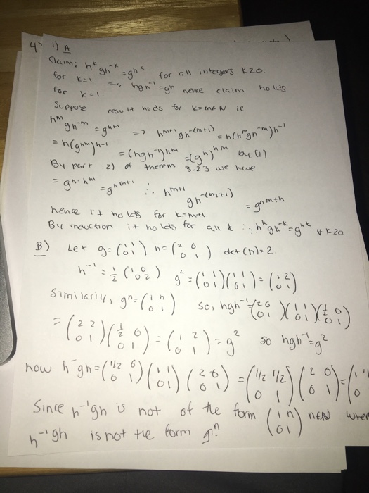 Solved I just need part C. From what I have from A and B. | Chegg.com