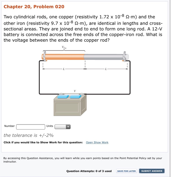 Solved Chapter 20, Problem 020 Two cylindrical rods, one | Chegg.com