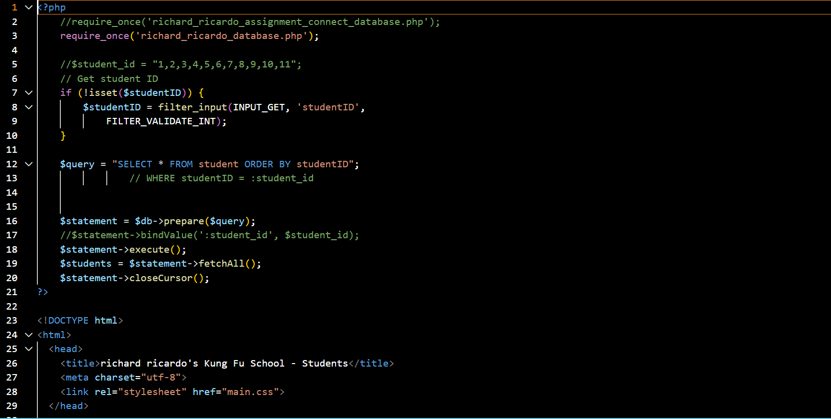 Solved Please help with add_student and delete_student php | Chegg.com