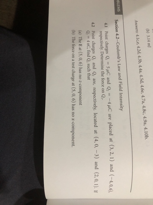 Solved (b) 5.14 m) Answers: 4.1c.e, 4.2d, 4.3b, 4.4a, 4.5d, | Chegg.com
