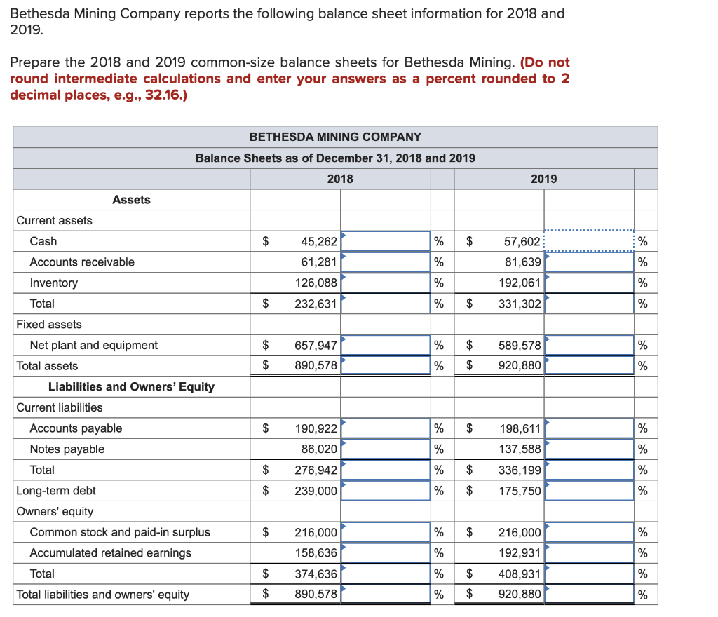 Solved Bethesda Mining Company reports the following balance | Chegg.com