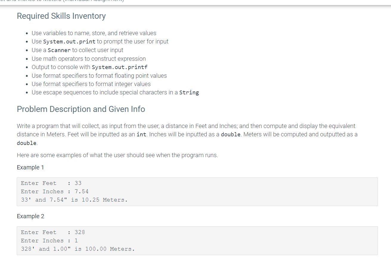 Solved Required Skills Inventory • Use variables to name, | Chegg.com