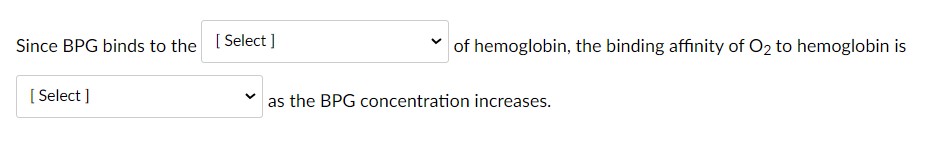 2 3 bpg and binding to hemoglobin lungs vs exercised muscle