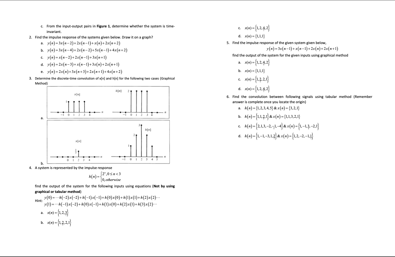 Solved X N 1 2 4 2 C From The Input Output Pairs In F Chegg Com