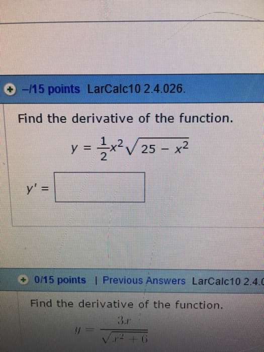 find the derivative of y =( x2 1 )( x3 3