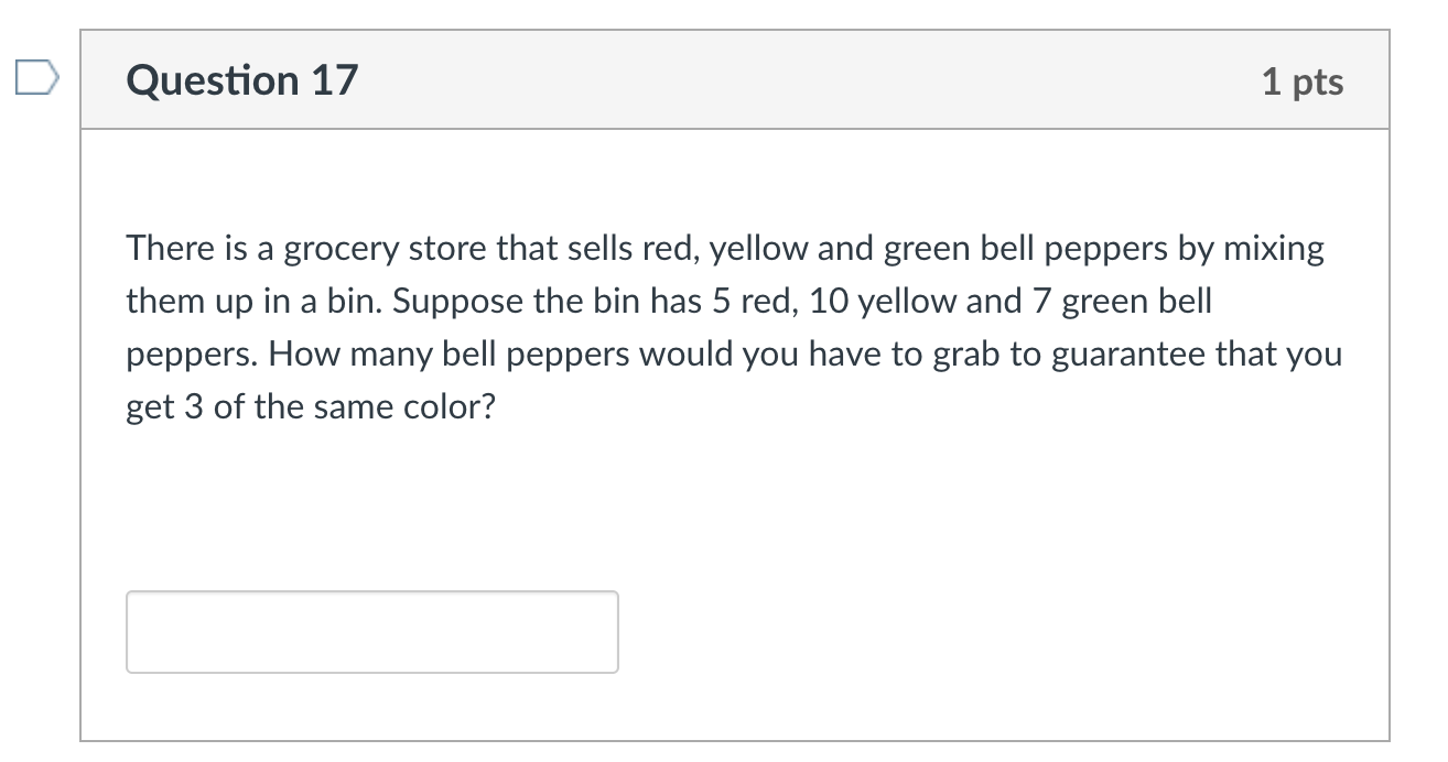 Solved Question 16 pts A bag of chocolates contains 10