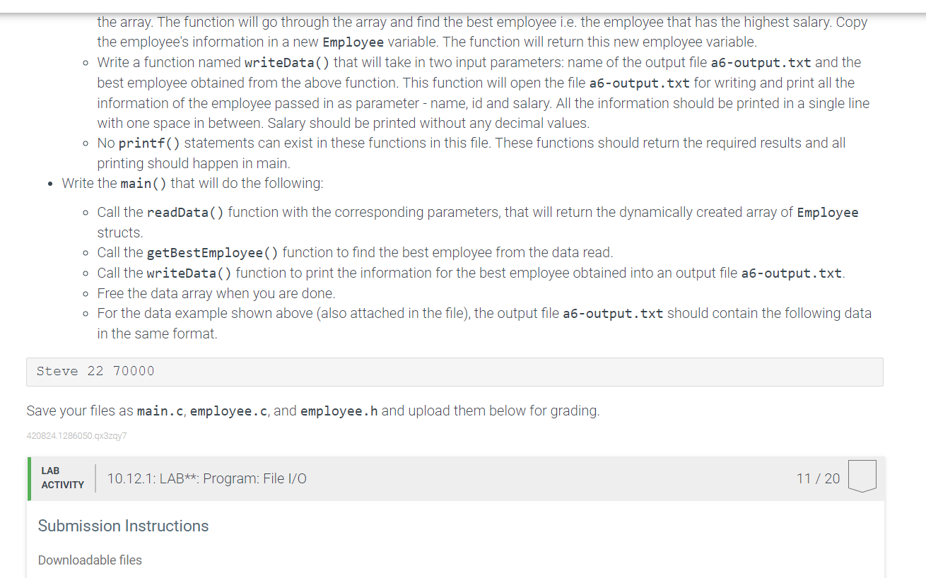 Solved In this assignment, you will write a c program that | Chegg.com