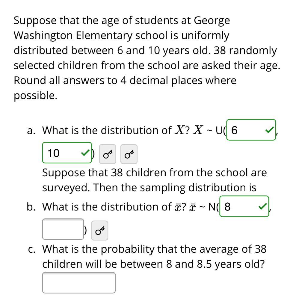 Solved Suppose that the age of students at George Washington | Chegg.com