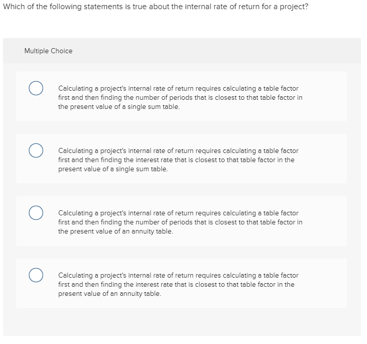 Solved Which of the following statements is true about the | Chegg.com